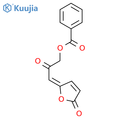 2(5H)-Furanone, 5-[3-(benzoyloxy)-2-oxopropylidene]-, (5Z)- structure
