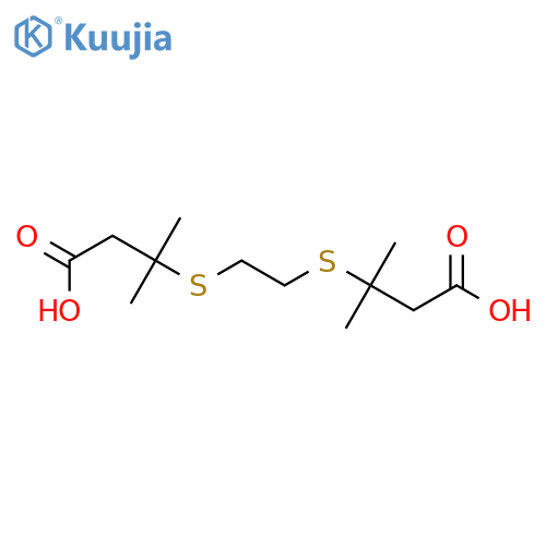 Butanoic acid,3,3'-[1,2-ethanediylbis(thio)]bis[3-methyl- (9CI) structure