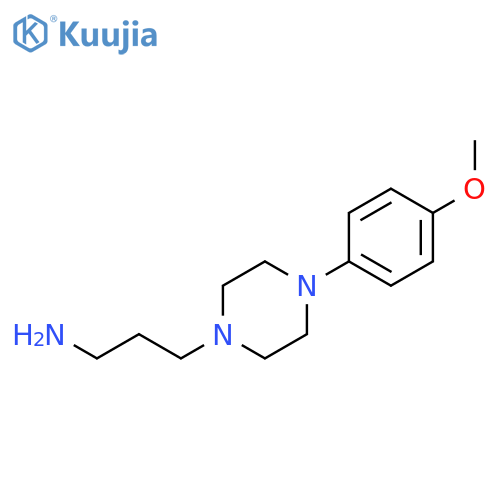 3-4-(4-methoxyphenyl)piperazin-1-ylpropan-1-amine structure