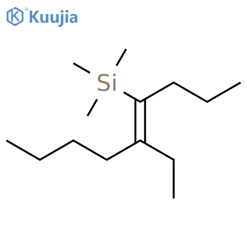 Silane, [(1E)-2-ethyl-1-propyl-1-hexenyl]trimethyl- structure