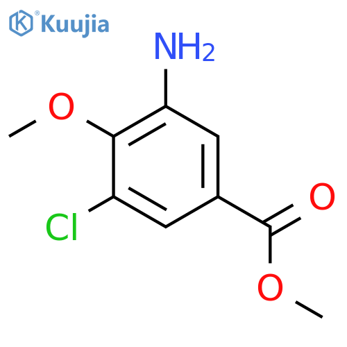 Methyl 3-amino-5-chloro-4-methoxybenzoate structure