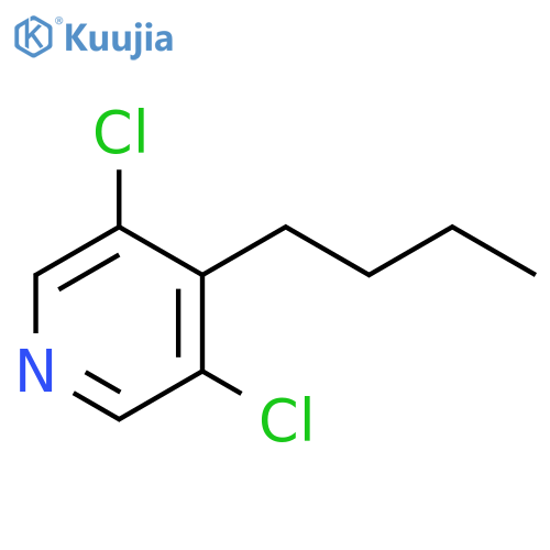 PYRIDINE, 4-BUTYL-3,5-DICHLORO- structure