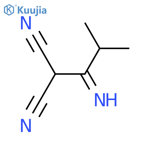 PROPANEDINITRILE, (1-IMINO-2-METHYLPROPYL)- structure
