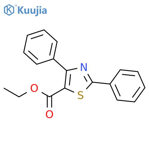 Ethyl 2,4-diphenyl-1,3-thiazole-5-carboxylate structure