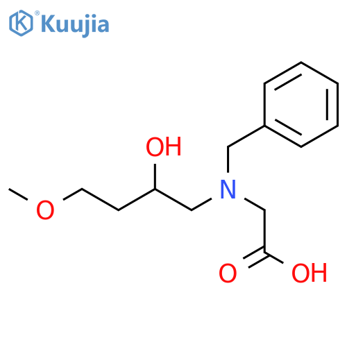 Glycine, N-(2-hydroxy-4-methoxybutyl)-N-(phenylmethyl)- structure