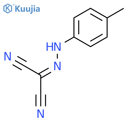Propanedinitrile, [(4-methylphenyl)hydrazono]- structure