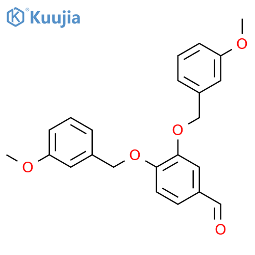 BENZALDEHYDE, 3,4-BIS[(3-METHOXYPHENYL)METHOXY]- structure