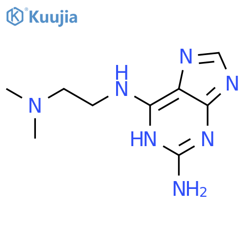 1H-PURINE-2,6-DIAMINE, N6-[2-(DIMETHYLAMINO)ETHYL]- structure