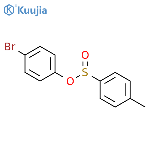 BENZENESULFINIC ACID, 4-METHYL-, 4-BROMOPHENYL ESTER structure