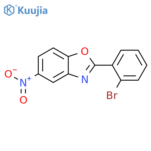 Benzoxazole, 2-(2-bromophenyl)-5-nitro- structure