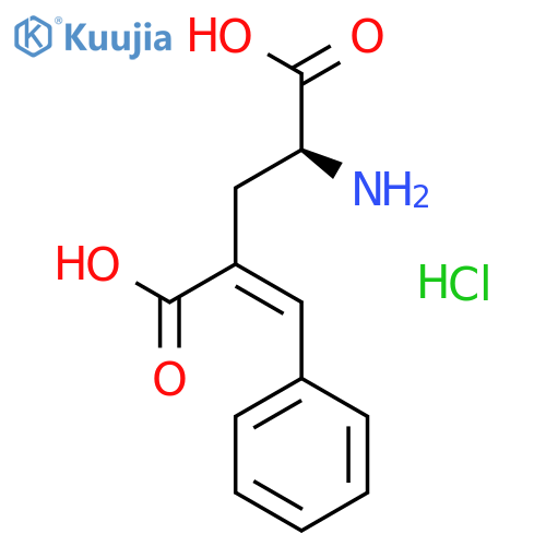 L-GLUTAMIC ACID, 4-(PHENYLMETHYLENE)-, HYDROCHLORIDE structure