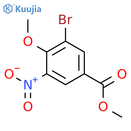 Methyl 3-broMo-4-Methoxy-5-nitrobenzoate structure