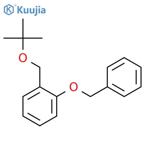 BENZENE, 1-[(1,1-DIMETHYLETHOXY)METHYL]-2-(PHENYLMETHOXY)- structure