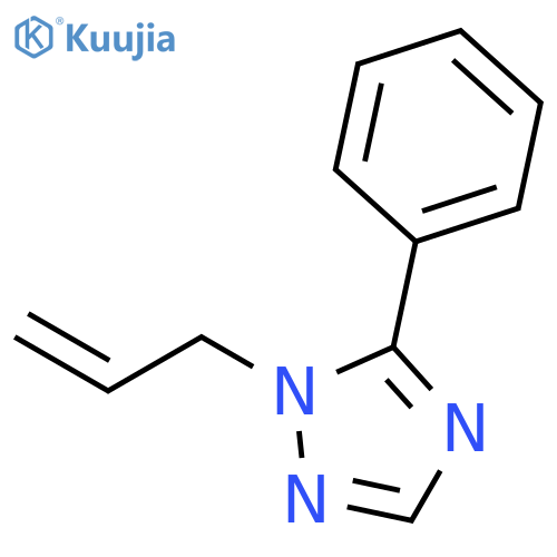 1H-1,2,4-TRIAZOLE, 5-PHENYL-1-(2-PROPENYL)- structure