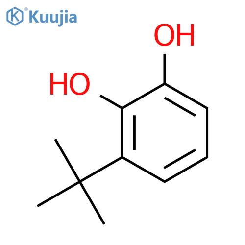 3-tert-butylbenzene-1,2-diol structure