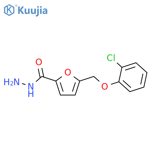 5-(2-Chlorophenoxy)methyl-2-furohydrazide structure