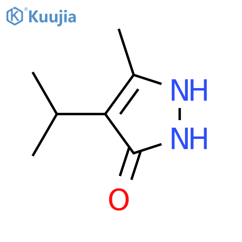 3H-Pyrazol-3-one,1,2-dihydro-5-methyl-4-(1-methylethyl)- structure