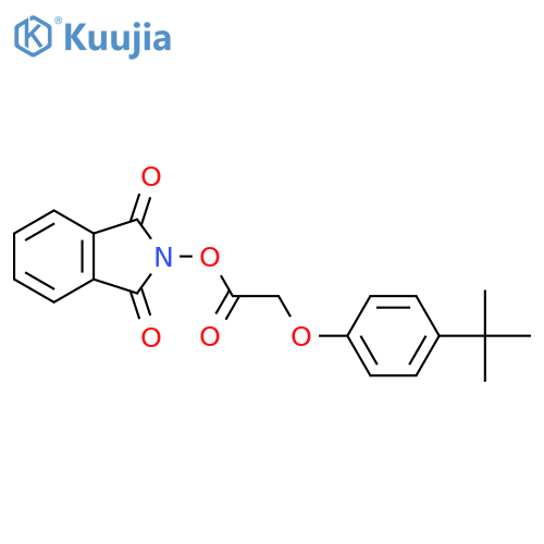 1,3-dioxo-2,3-dihydro-1H-isoindol-2-yl 2-(4-tert-butylphenoxy)acetate structure