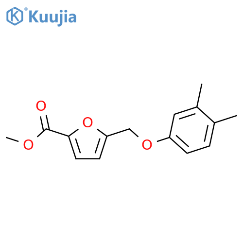 methyl 5-(3,4-dimethylphenoxy)methylfuran-2-carboxylate structure