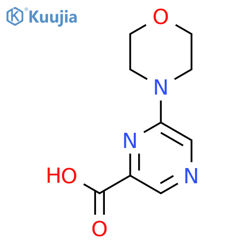 6-(4-Morpholinyl)pyrazine-2-carboxylic Acid structure