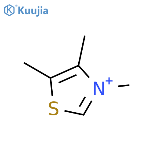 Thiazolium, 3,4,5-trimethyl- structure