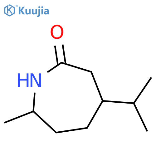 Hexahydro-7-methyl-4-(1-methylethyl)-2H-azepin-2-one structure