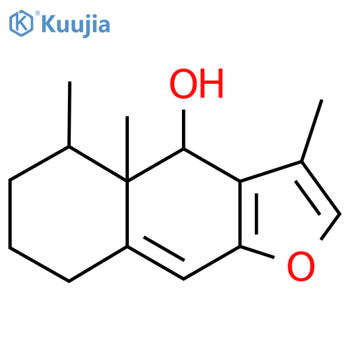 3,4a,5-Trimethyl-4,4a,5,6,7,8-hexahydronaphtho[2,3-b]furan-4-ol structure