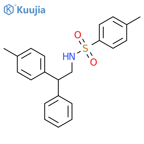 Benzenesulfonamide, 4-methyl-N-[2-(4-methylphenyl)-2-phenylethyl]- structure