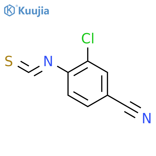 BENZONITRILE, 3-CHLORO-4-ISOTHIOCYANATO- structure