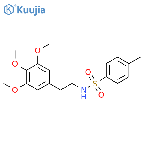 BENZENESULFONAMIDE, 4-METHYL-N-[2-(3,4,5-TRIMETHOXYPHENYL)ETHYL]- structure