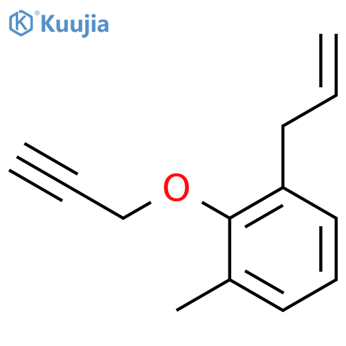 Benzene, 1-methyl-3-(2-propenyl)-2-(2-propynyloxy)- structure