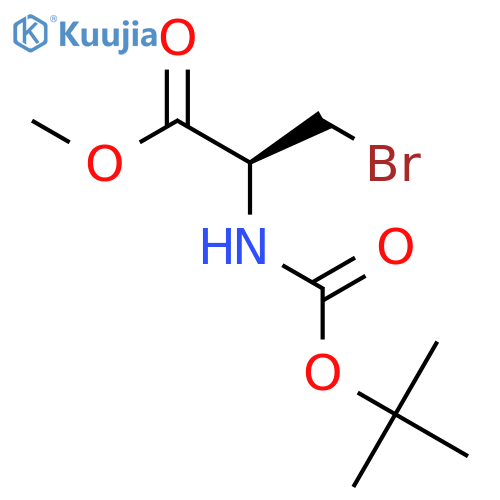 3-\u200bBromo-\u200bN-\u200bBoc-\u200bD-\u200bAlanine Methyl Ester structure