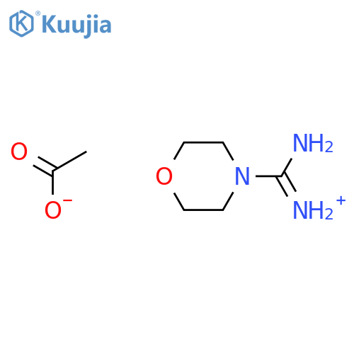 Morpholine-4-carboximidamide Acetate structure