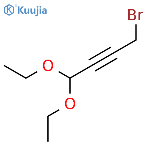 4-Bromo-1,1-diethoxybut-2-yne structure