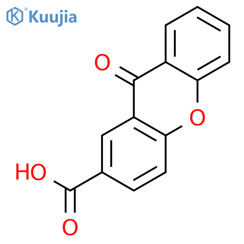 9-Oxo-9H-xanthene-2-carboxylic acid structure
