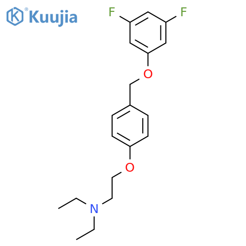 ETHANAMINE, 2-[4-[(3,5-DIFLUOROPHENOXY)METHYL]PHENOXY]-N,N-DIETHYL- structure