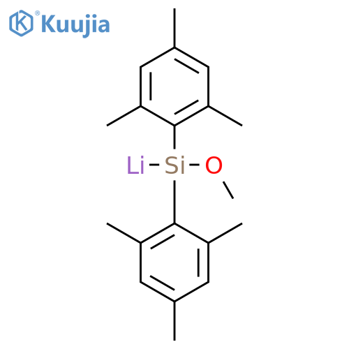 LITHIUM, [METHOXYBIS(2,4,6-TRIMETHYLPHENYL)SILYL]- structure
