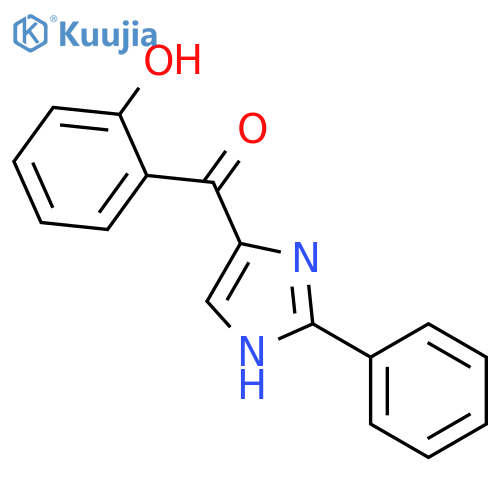METHANONE, (2-HYDROXYPHENYL)(2-PHENYL-1H-IMIDAZOL-4-YL)- structure