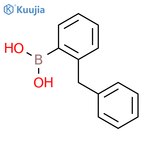 (2-Benzylphenyl)boronic acid structure