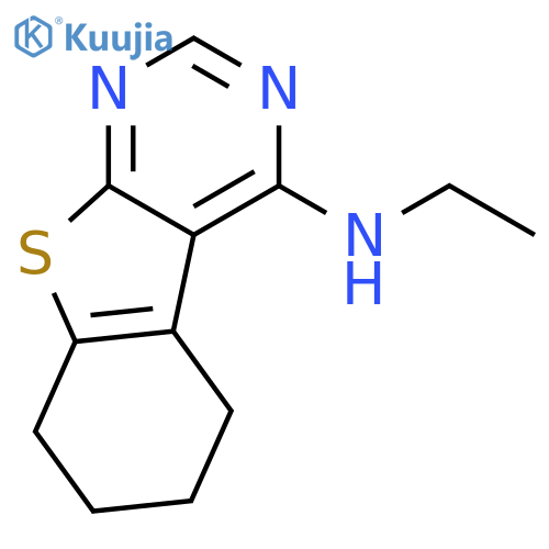 [1]Benzothieno[2,3-d]pyrimidin-4-amine, N-ethyl-5,6,7,8-tetrahydro- structure
