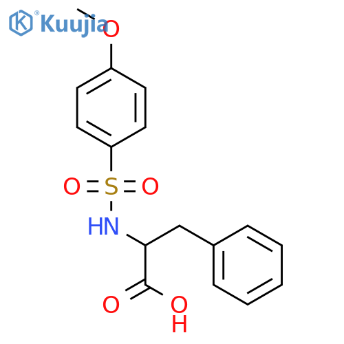 2-{(4-Methoxyphenyl)sulfonylamino}-3-phenylpropanoic Acid structure