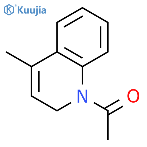 Quinoline, 1-acetyl-1,2-dihydro-4-methyl- (9CI) structure