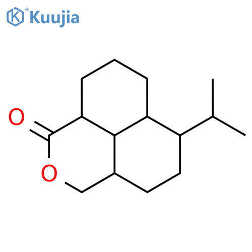 1H,3H-Naphtho[1,8-cd]pyran-1-one, decahydro-6-(1-methylethyl)- structure