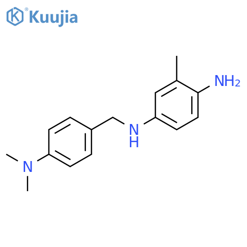 1,4-Benzenediamine, N4-[[4-(dimethylamino)phenyl]methyl]-2-methyl- structure