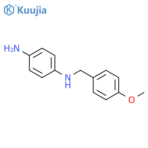 1,4-Benzenediamine, N-[(4-methoxyphenyl)methyl]- structure