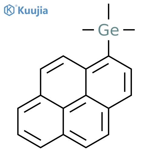 Germane, trimethyl-1-pyrenyl- structure