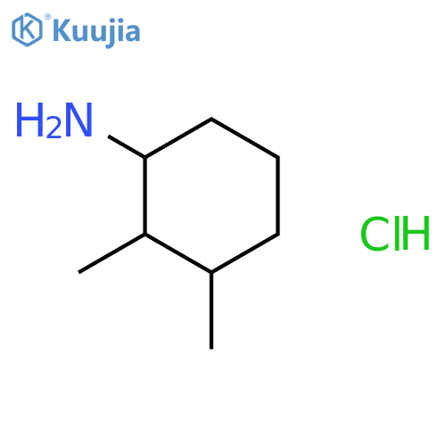 CYCLOHEXANAMINE, 2,3-DIMETHYL-, HYDROCHLORIDE structure