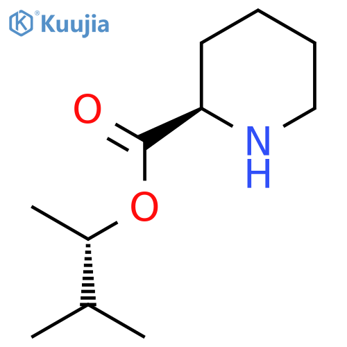 2-PIPERIDINECARBOXYLIC ACID, (1S)-1,2-DIMETHYLPROPYL ESTER, (2R)- structure