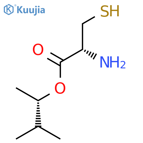 L-CYSTEINE, (1S)-1,2-DIMETHYLPROPYL ESTER structure