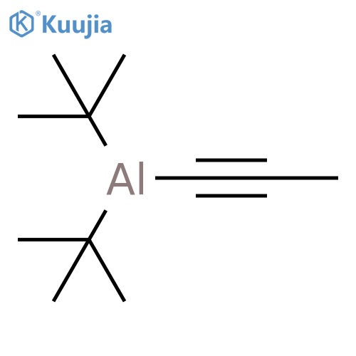 ALUMINUM, BIS(1,1-DIMETHYLETHYL)-1-PROPYNYL- structure